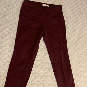 Maroon pants